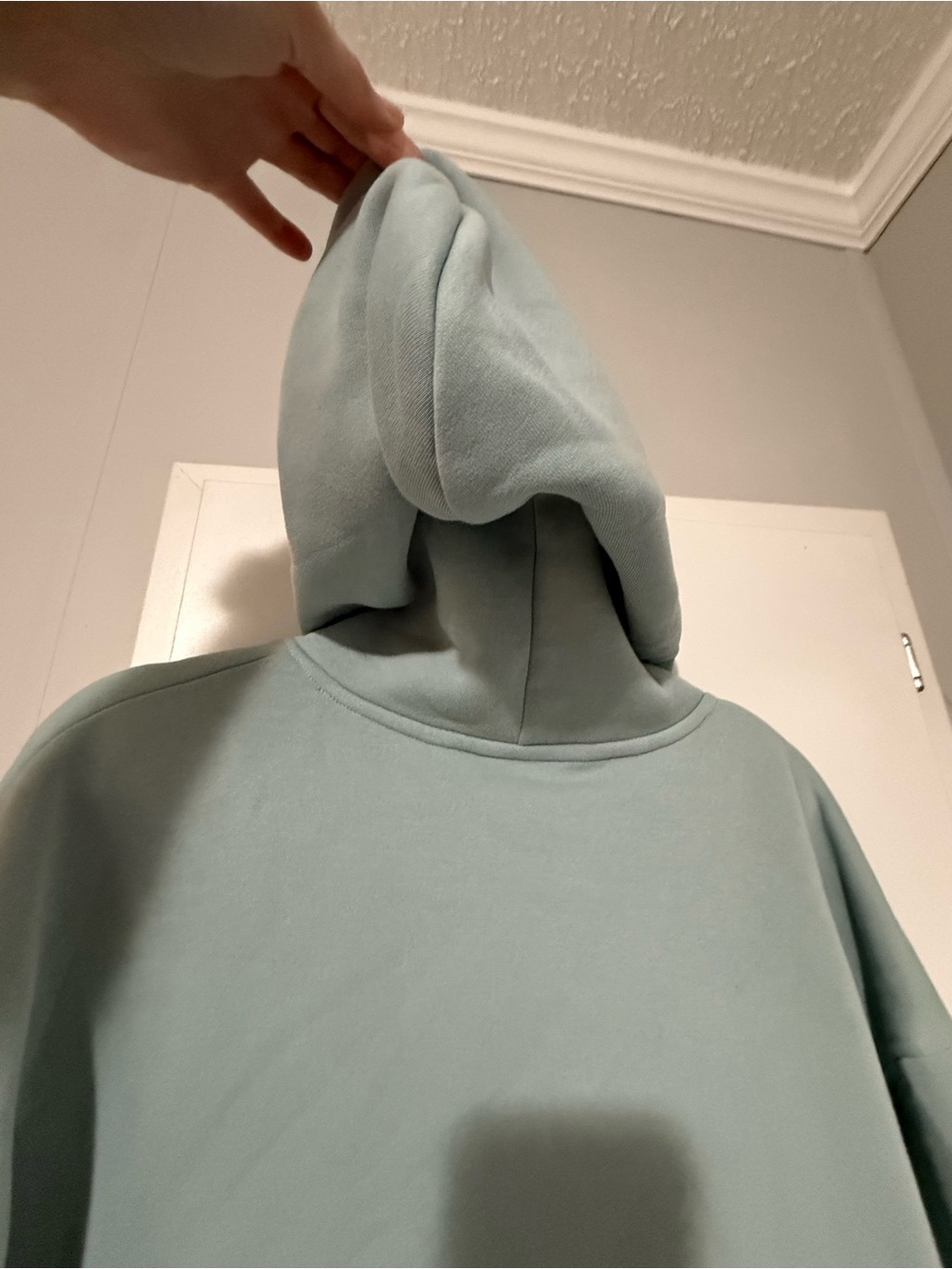 249. Buffalo David Bitton Men's Sage Green Crewneck Hoodie - Picture 4 of 7